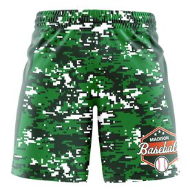 Custom Team Shorts - Baseball Digital Camo
