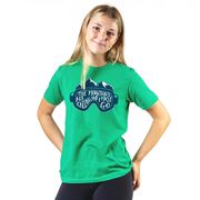 Skiing & Snowboarding Short Sleeve T-Shirt - The Mountains Are Calling