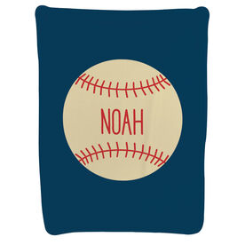 Baseball Baby Blanket - Personalized Baseball