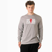 Football Tshirt Long Sleeve - Bones Saying
