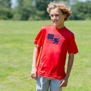 Hockey Short Sleeve Performance Tee - Hockey Land That We Love