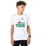Guys Lacrosse Short Sleeve T-Shirt - Stick Tricks