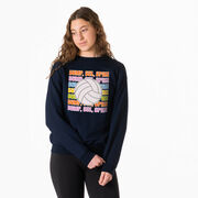 Volleyball Crewneck Sweatshirt - Bump, Set, Spike