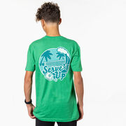 Pickleball Short Sleeve T-Shirt - Serve's Up (Back Design)