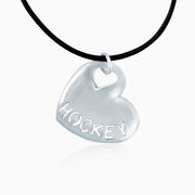 Sport Heart - HOCKEY Silver Necklace