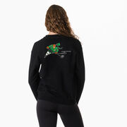 Hockey Crewneck Sweatshirt - St. Hat Trick (Back Design)