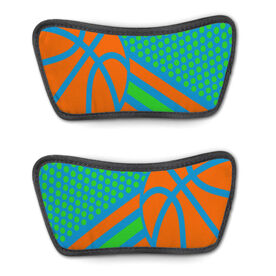 Basketball Repwell&reg; Sandal Straps - Basketball Dots