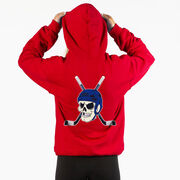Hockey Hooded Sweatshirt - Chill to the Bone (Back Design)