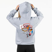 Basketball Hooded Sweatshirt - Hoop Loops (Back Design)