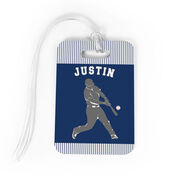 Baseball Bag/Luggage Tag - Personalized Baseball Player Guy