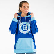 ChalkTalk Custom Team Hoodie - Girls Lacrosse Crossed Sticks