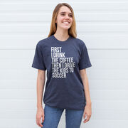 Soccer Short Sleeve T-Shirt - Then I Drive The Kids To Soccer