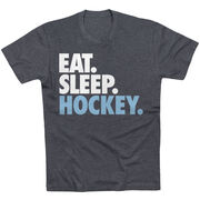 Hockey Short Sleeve T-Shirt - Eat. Sleep. Hockey.