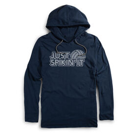 Volleyball Lightweight Hoodie - Just Spikin' It
