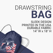 Baseball Drawstring Backpack - Baseball Eagle