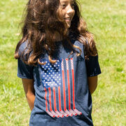 Hockey Short Sleeve T-Shirt - American Flag