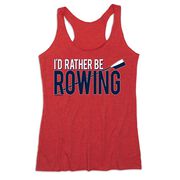 Crew Women's Everyday Tank Top - I'd Rather Be Rowing