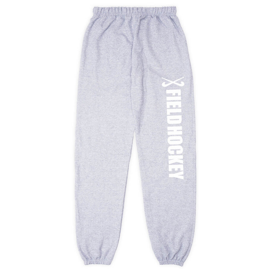 Field Hockey Fleece Sweatpants - Field Hockey With Sticks