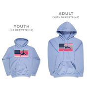 Soccer Hooded Sweatshirt - Patriotic Soccer