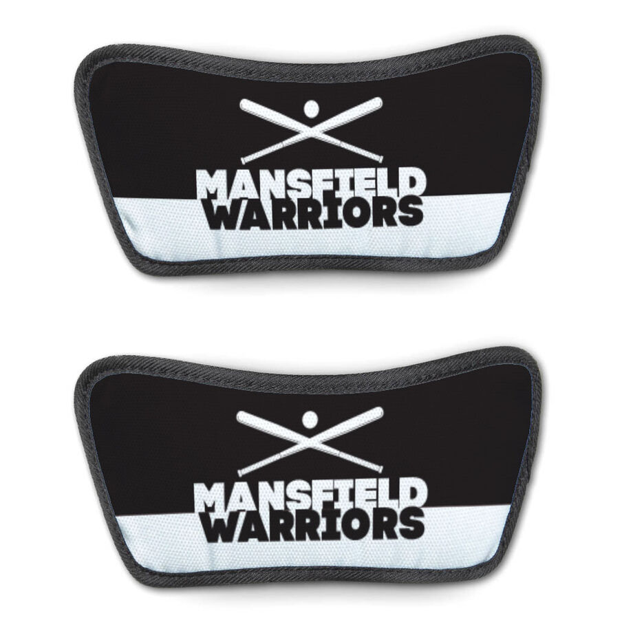 Softball Repwell&reg; Sandal Straps - Team Name Colorblock - Personalization Image