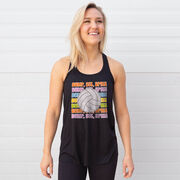 Volleyball Flowy Racerback Tank Top - Bump, Set, Spike