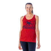 Girls Lacrosse Women's Everyday Tank Top - Just Chillax'n