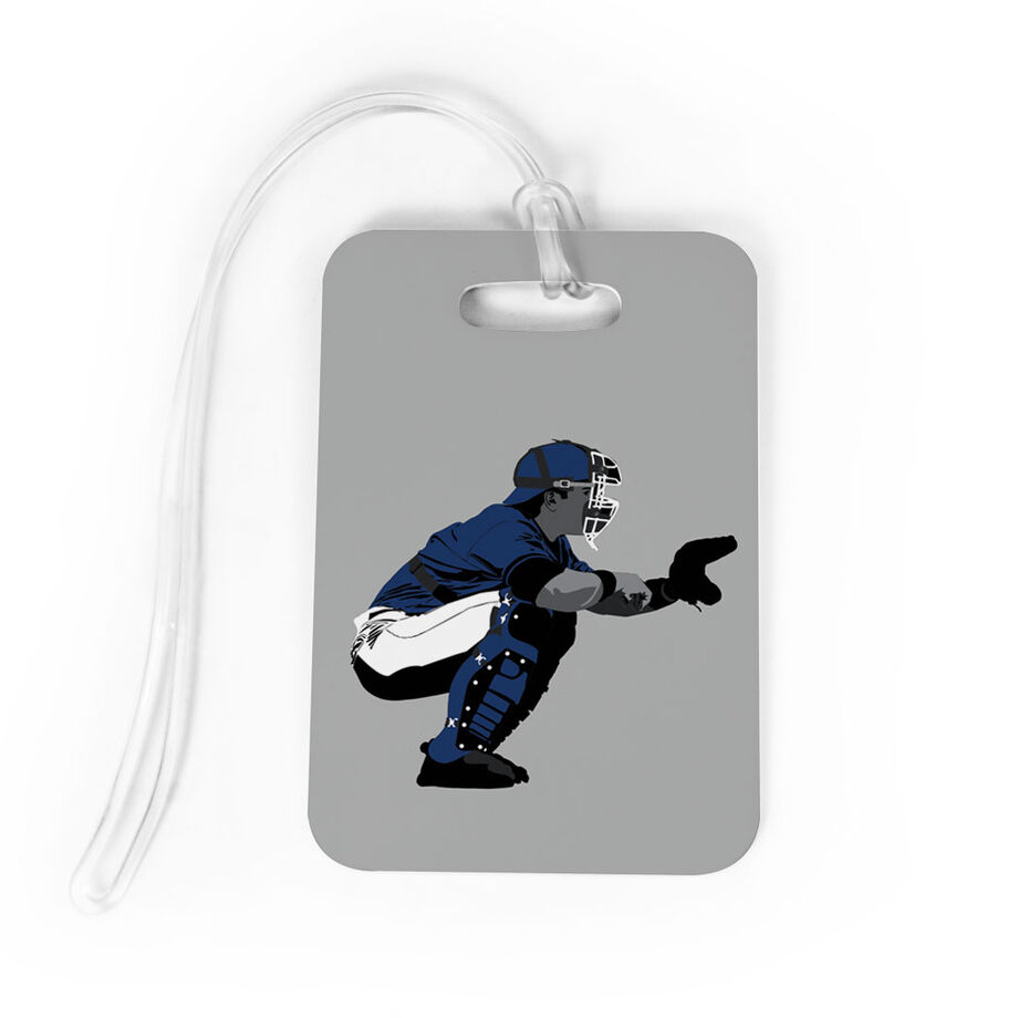 Baseball Bag/Luggage Tag - Catcher