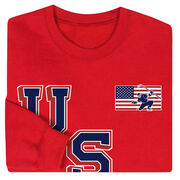Hockey Crewneck Sweatshirt - Hockey USA Gold