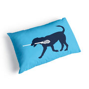 Guys Lacrosse Pillowcase - Max The Lax Dog