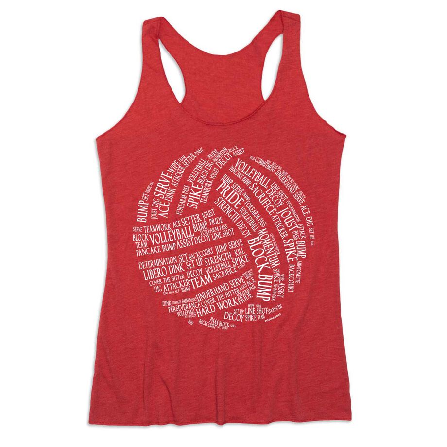 Volleyball Women's Everyday Tank Top - Volleyball Words