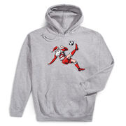 Soccer Hooded Sweatshirt - Soccer Santa