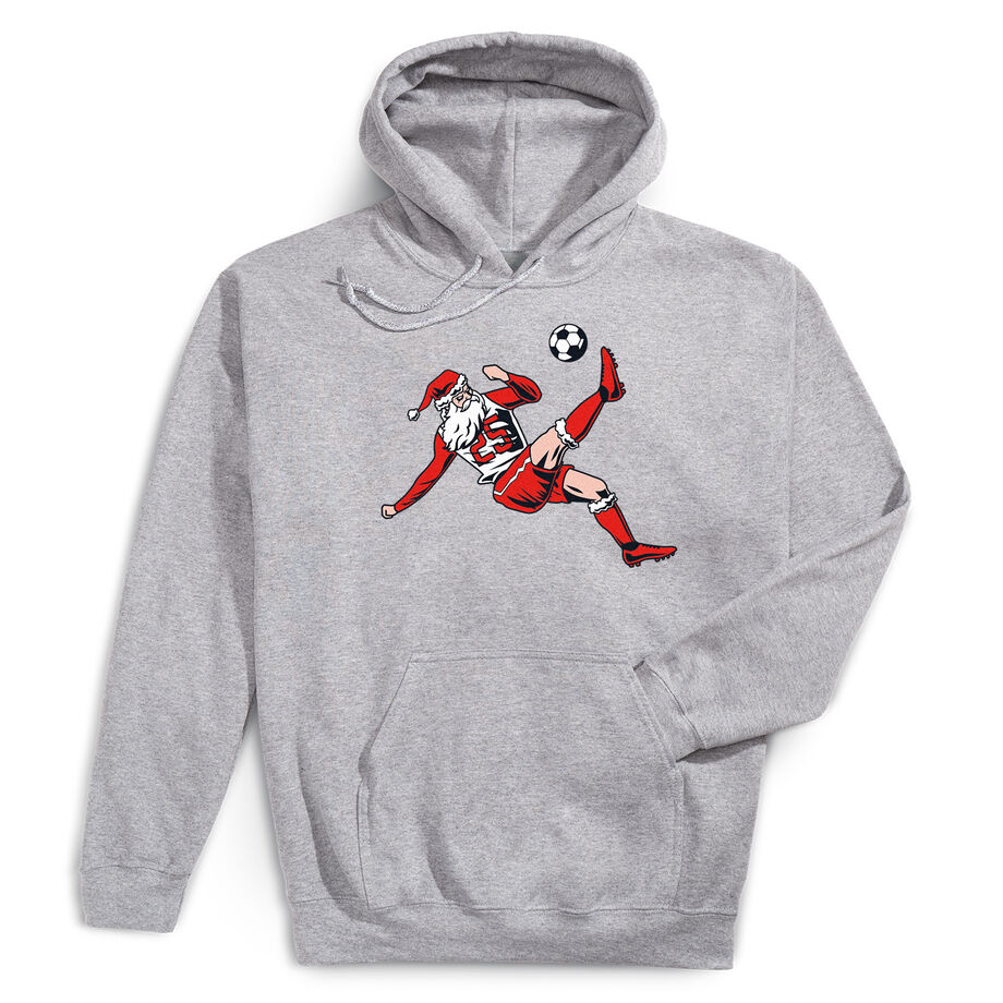 Soccer Hooded Sweatshirt - Soccer Santa