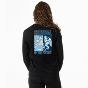 Hockey Tshirt Long Sleeve - Survival of the Fittest (Back Design)