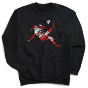 Soccer Crewneck Sweatshirt - Soccer Santa