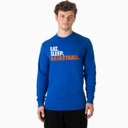 Basketball Tshirt Long Sleeve - Eat. Sleep. Basketball