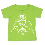 Football Toddler Short Sleeve Shirt - Santa Player