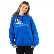 Lacrosse Hooded Sweatshirt - Eat. Sleep. Lacrosse.