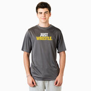 Wrestling Short Sleeve Performance Tee - Just Wrestle