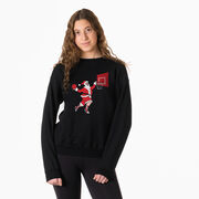 Basketball Crewneck Sweatshirt - Slam Dunk Santa