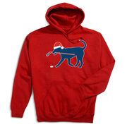 Hockey Hooded Sweatshirt - Christmas Dog