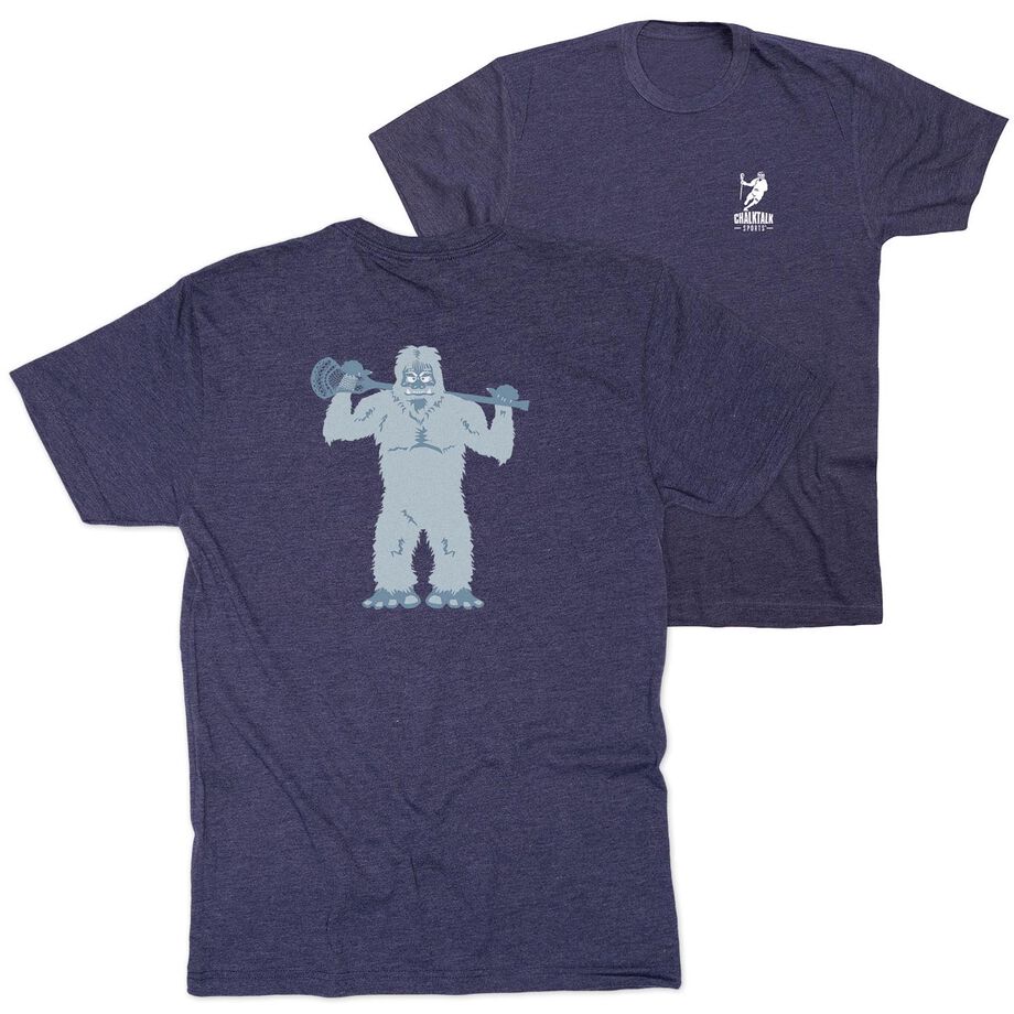 Guys Lacrosse Short Sleeve T-Shirt - Yeti (Back Design)
