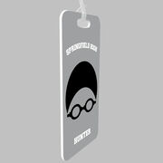 Swimming Bag/Luggage Tag - Personalized Swim Team Goggles and Cap