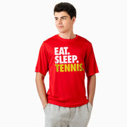 Tennis Short Sleeve Performance Tee - Eat. Sleep. Tennis.