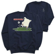 Soccer Crewneck Sweatshirt - Soccer Ghoul (Back Design)