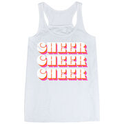 Cheerleading Flowy Racerback Tank Top - Retro Cheer