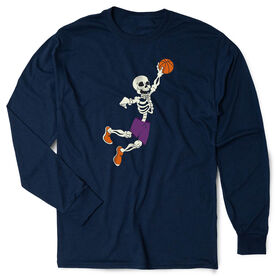 Basketball Tshirt Long Sleeve - Bones Baller