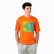 Tennis Short Sleeve Performance Tee - Let's Raise A Racket