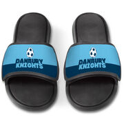 Soccer Repwell&reg; Slide Sandals - Team Name Colorblock