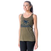 Girls Lacrosse Women's Everyday Tank Top - Just Chillax'n