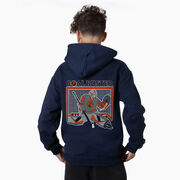 Hockey Hooded Sweatshirt - Goal Buster (Back Design)
